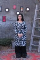 Black & White Zebra Print Everyday Farshi Shalwar Suit